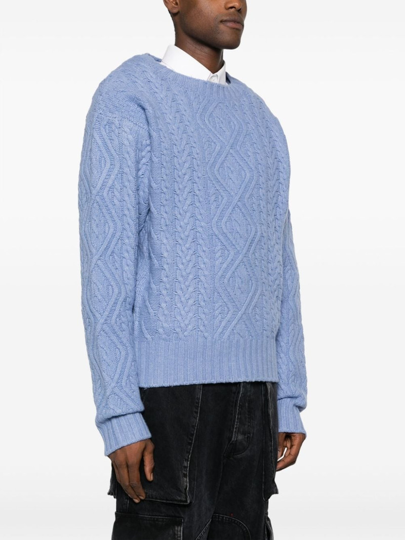 cable-knit merino jumper 4