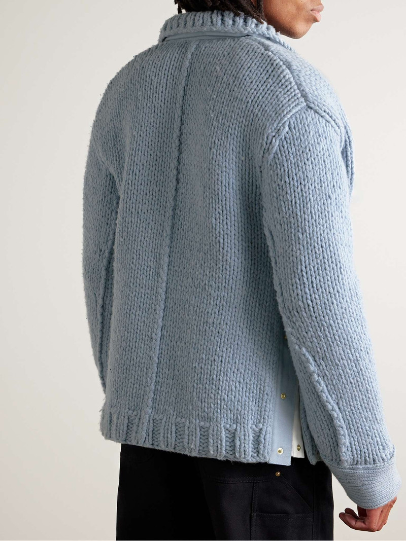 + Carhartt WIP Michigan Canvas-Trimmed Wool-Blend Overshirt 4