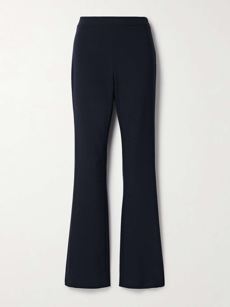 Jem wool-blend crepe flared pants 1