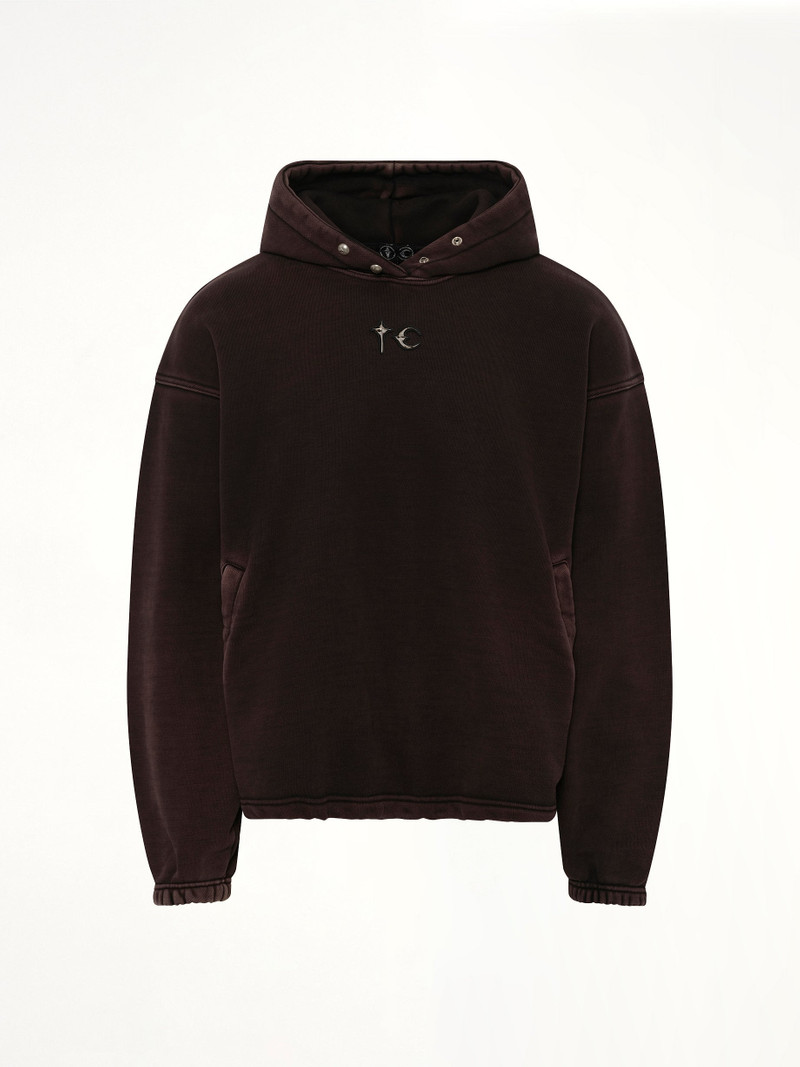 Thug Club Devil Peace Patch Hoodie in Black outlook