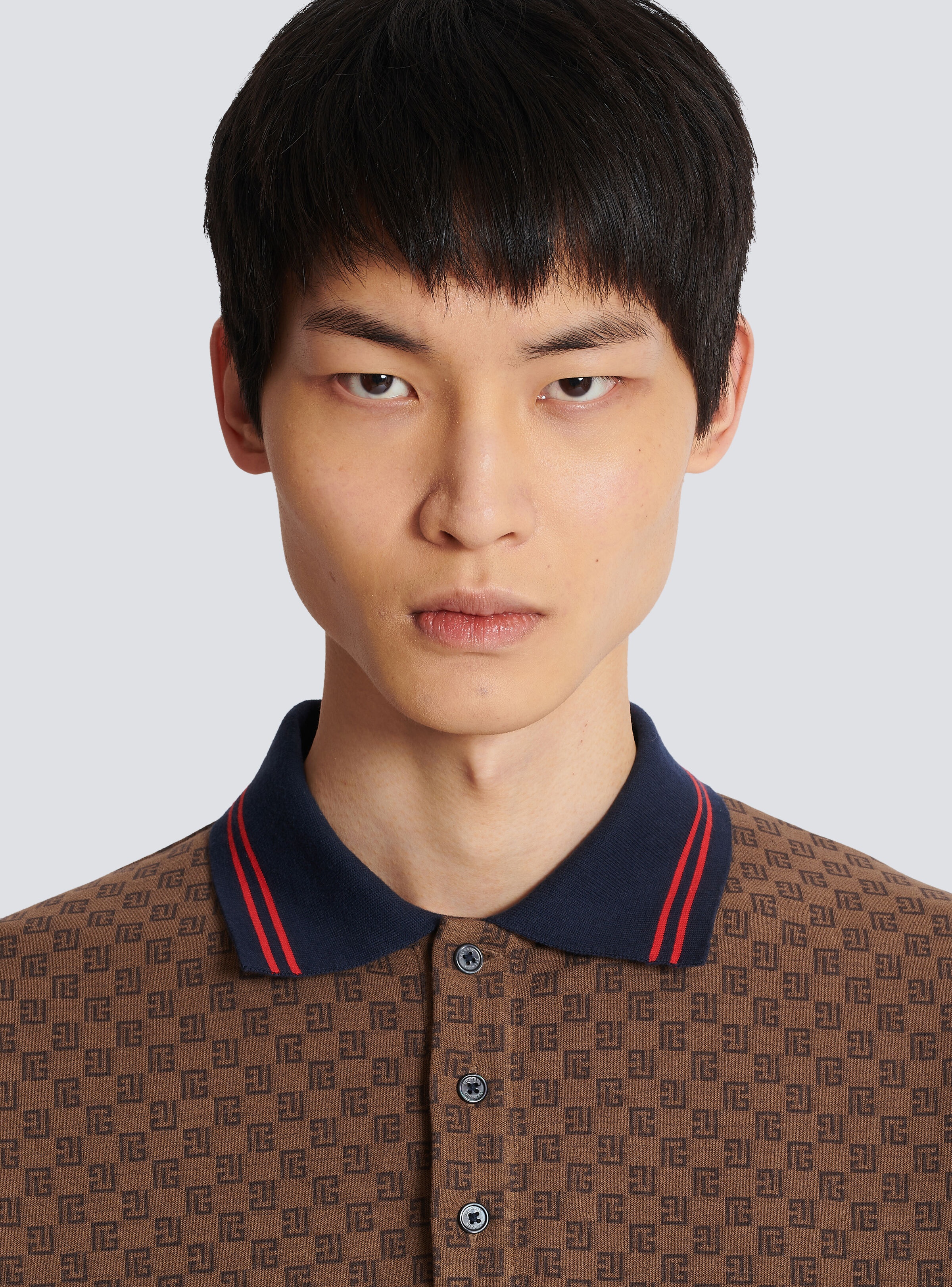 Mini monogram jacquard polo - 6
