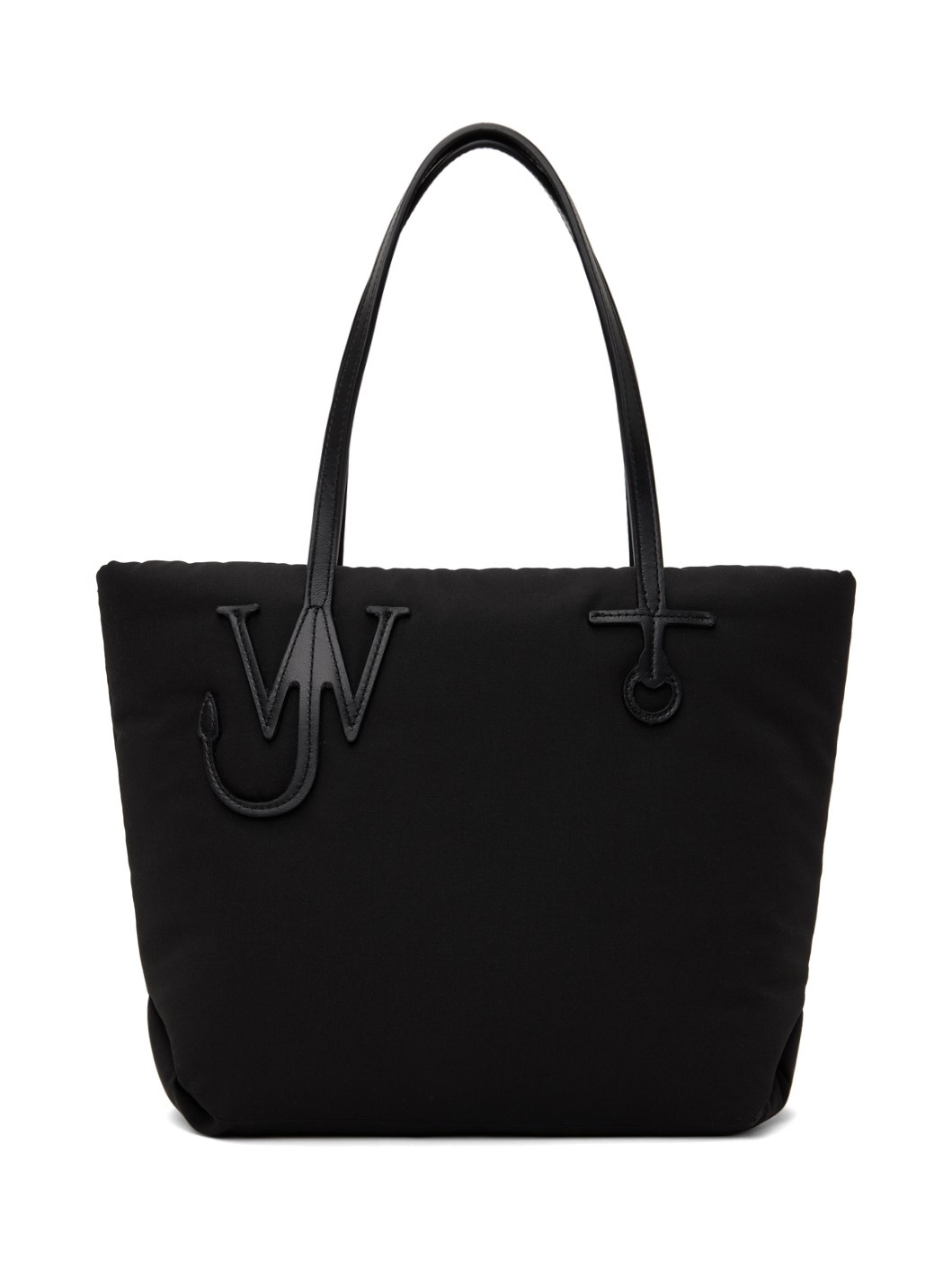 Black Small Puffy Anchor Tote - 1