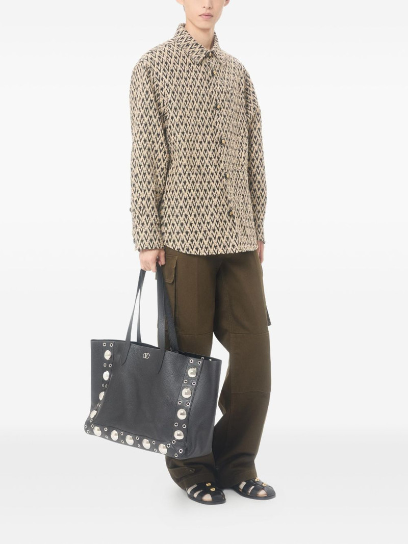 Valentino button-fastening shirt jacket outlook