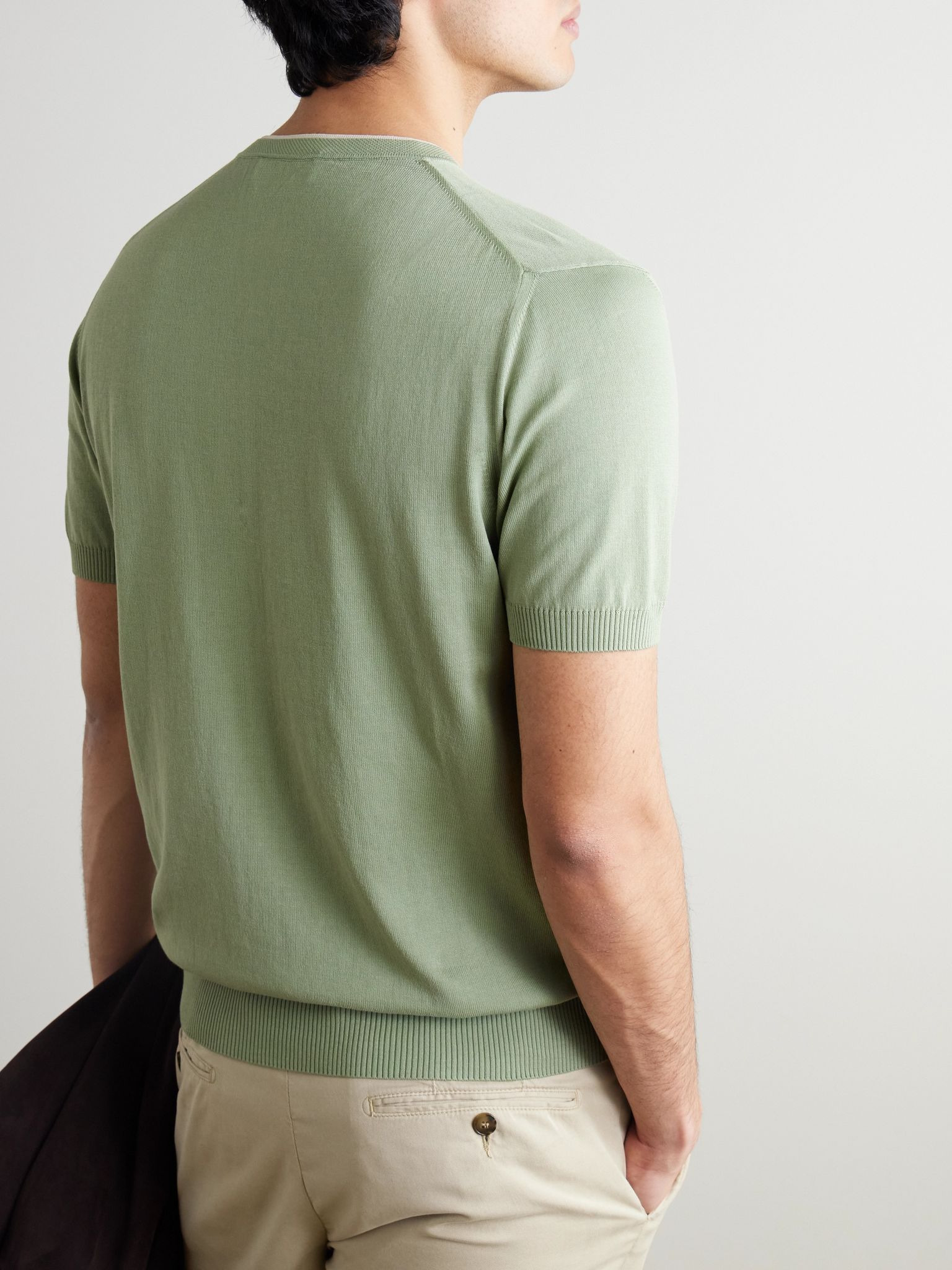 Cotton T-Shirt Green - 4
