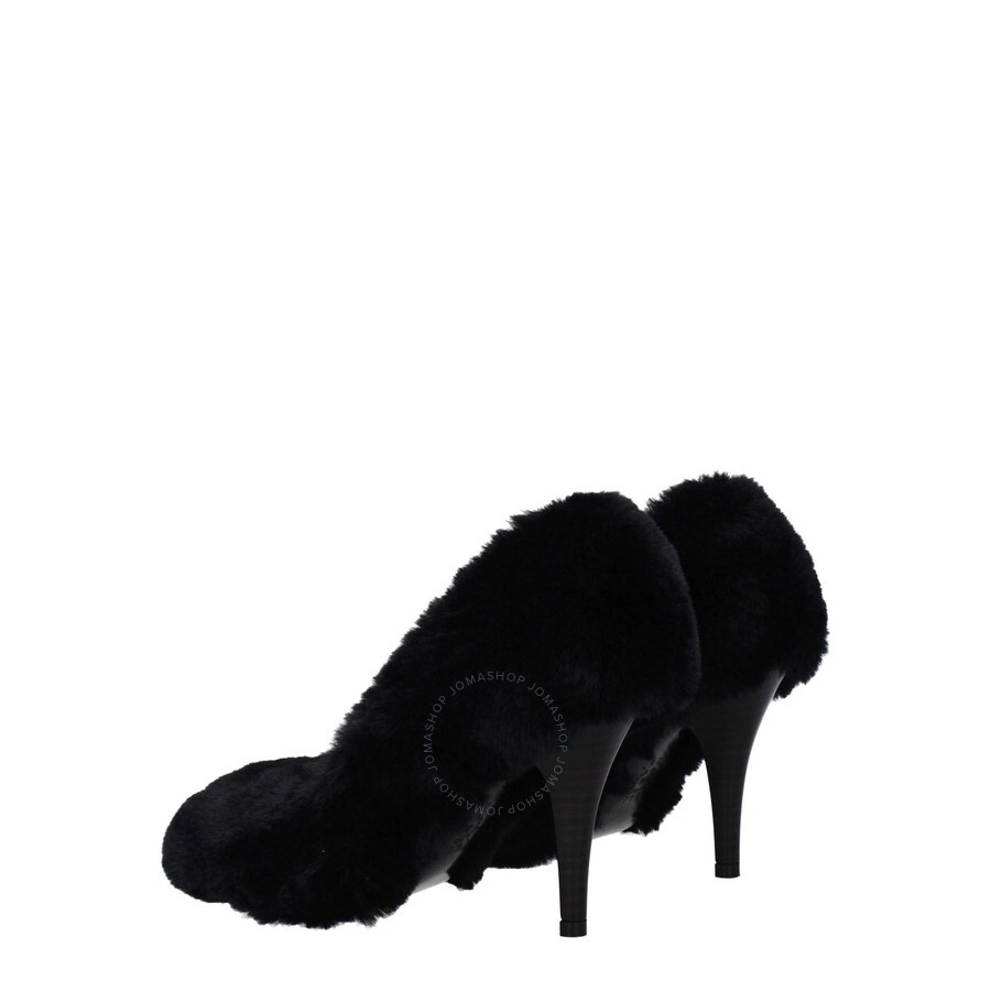 Stella Mccartney Black Ryder Shaggy Stiletto Pumps - 4