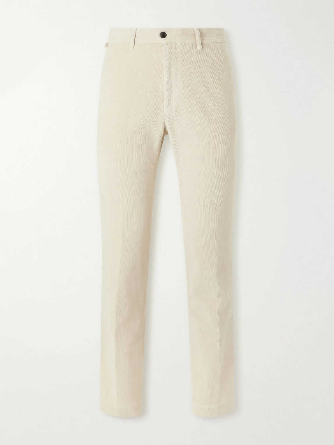 Straight-Leg Cotton-Blend Corduroy Trousers - 1