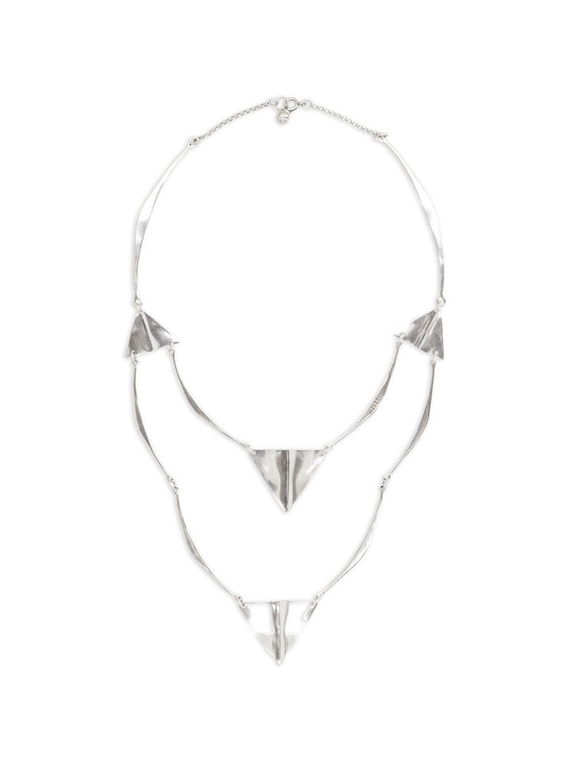 Isabel Marant Blair triangle-pendant necklace outlook