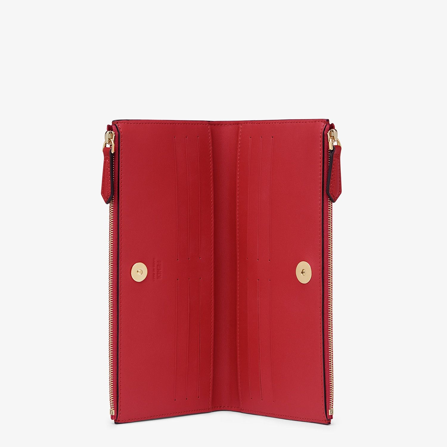 Red leather wallet - 3