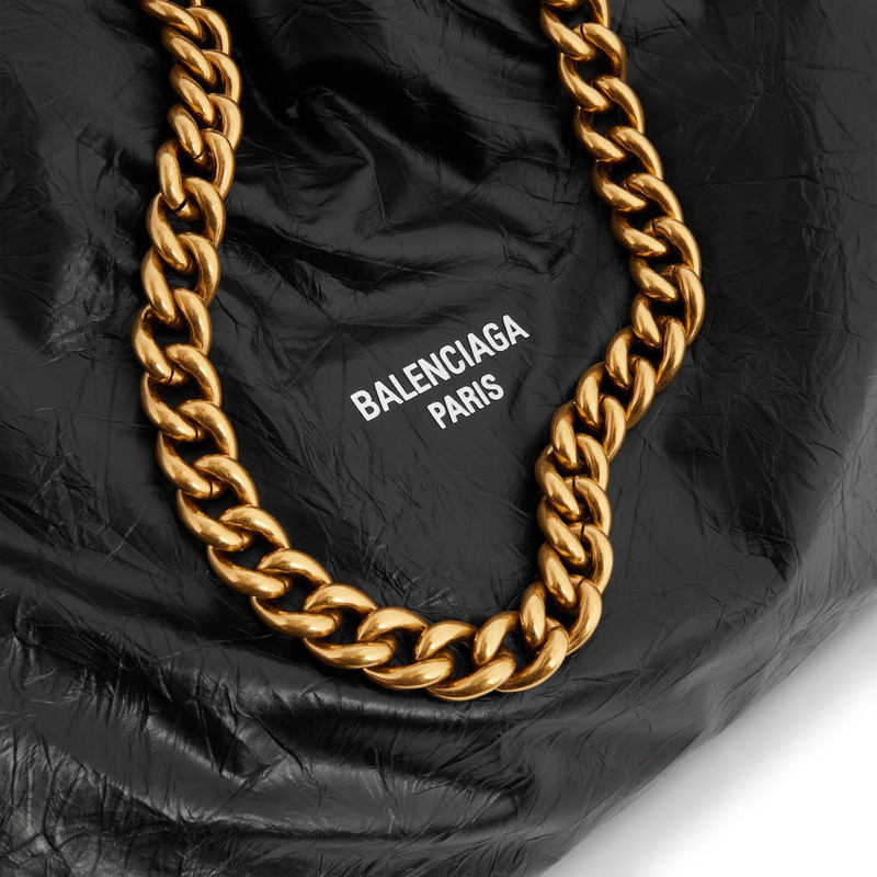 Women's Crush Medium Tote Bag in Black 6