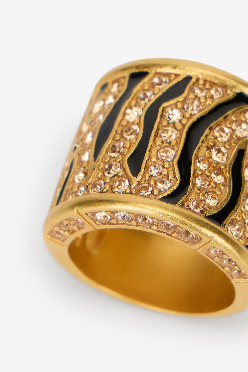 Gold-Tone Roar Ring 5