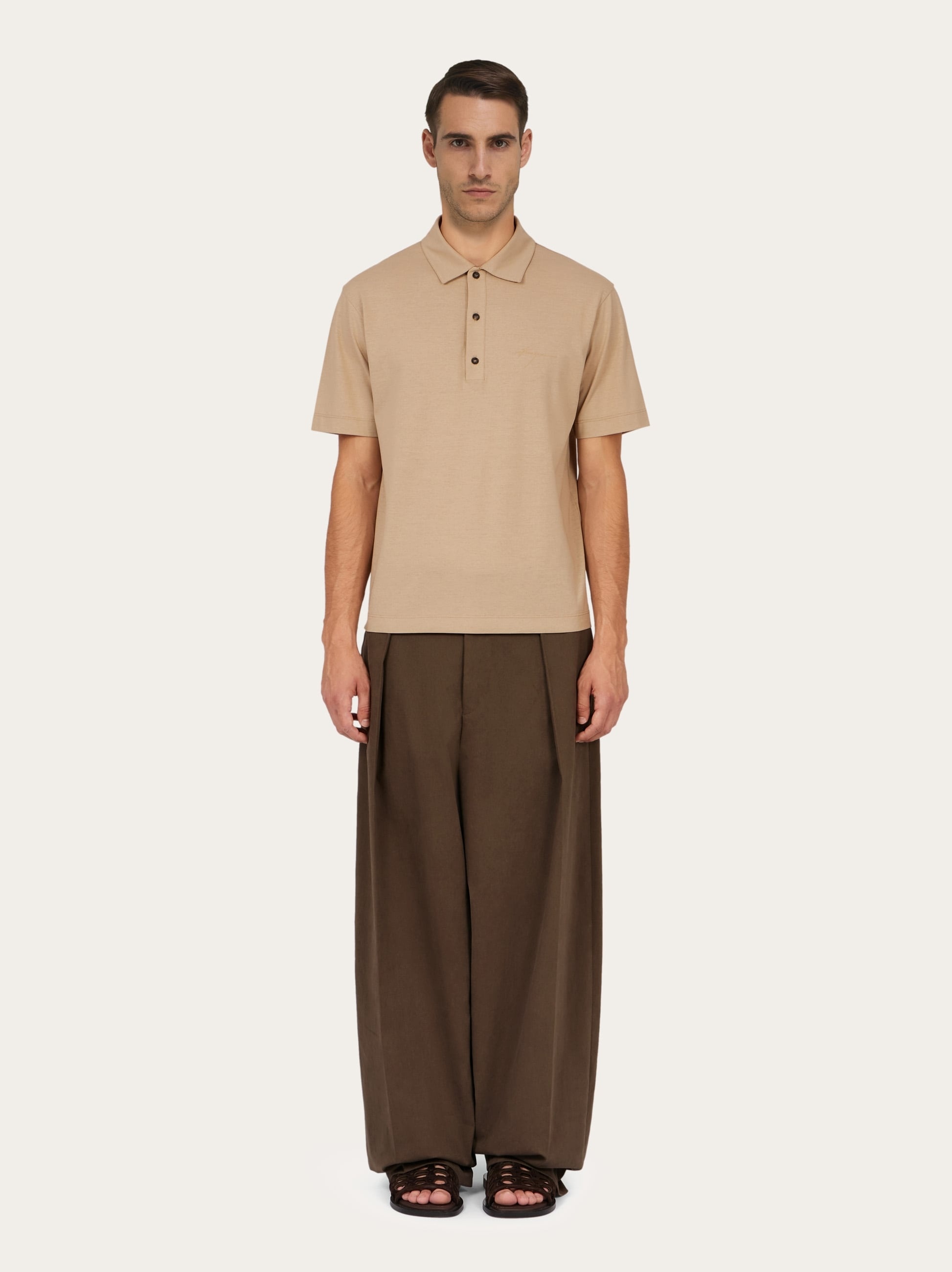 Tailored trouser with inverted pleats - 6