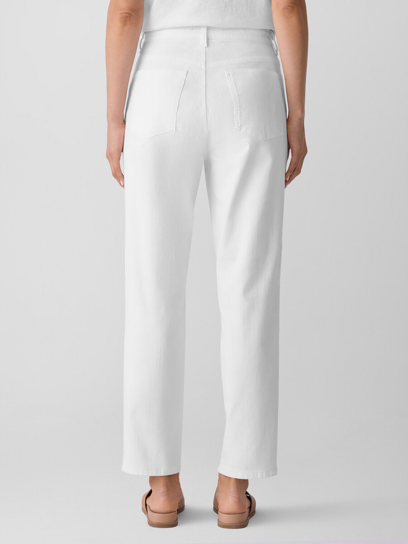 Garment-Dyed Organic Cotton Denim Slim Jean 4