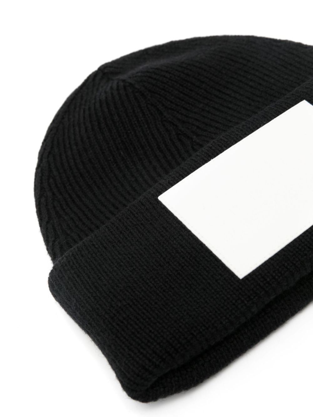 numbers-motif knitted beanie - 2