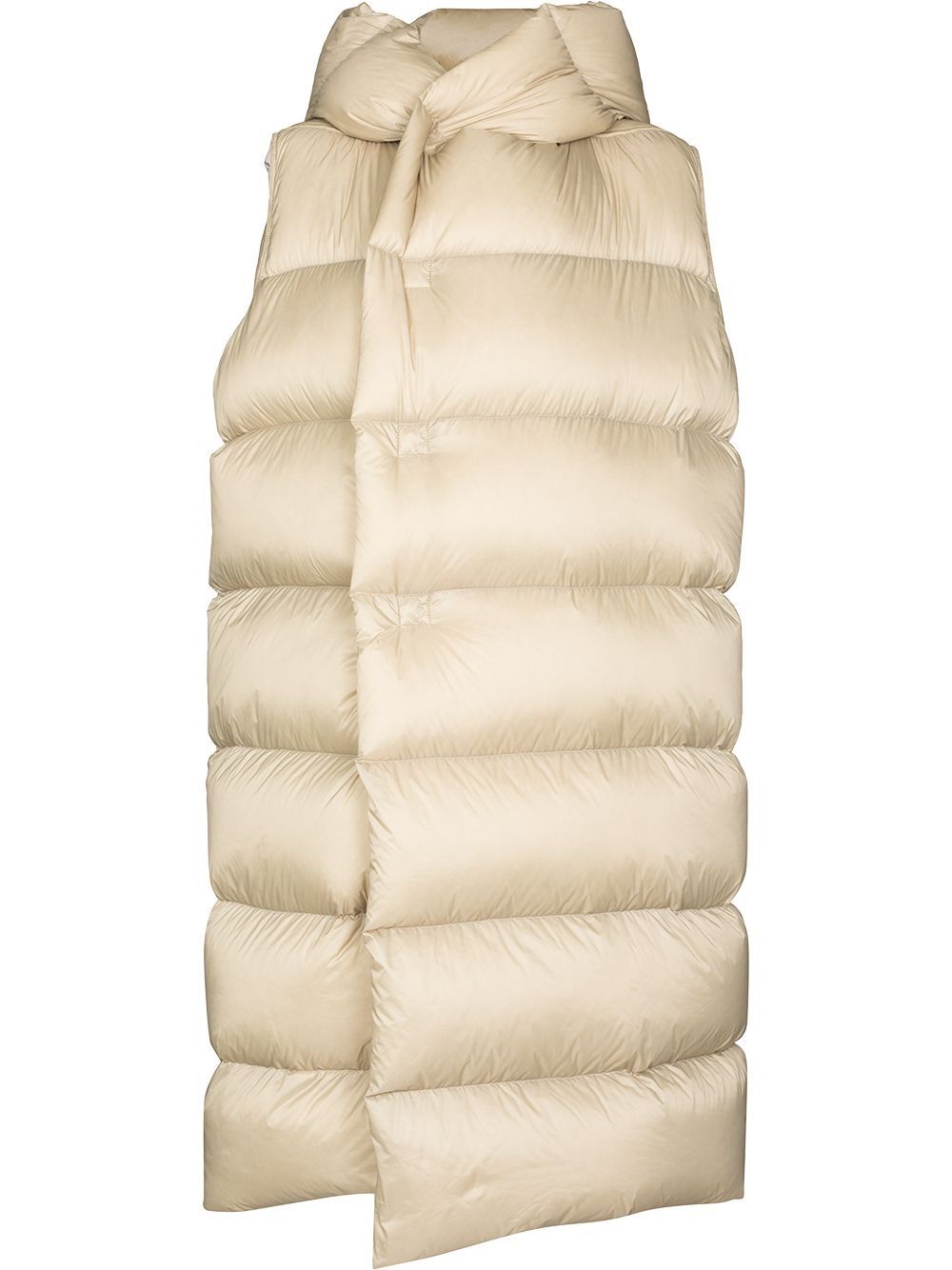 sleeveless puffer coat - 1