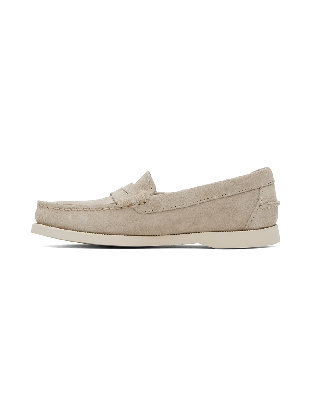 Beige Dan Boat Flesh Out Loafers - 3
