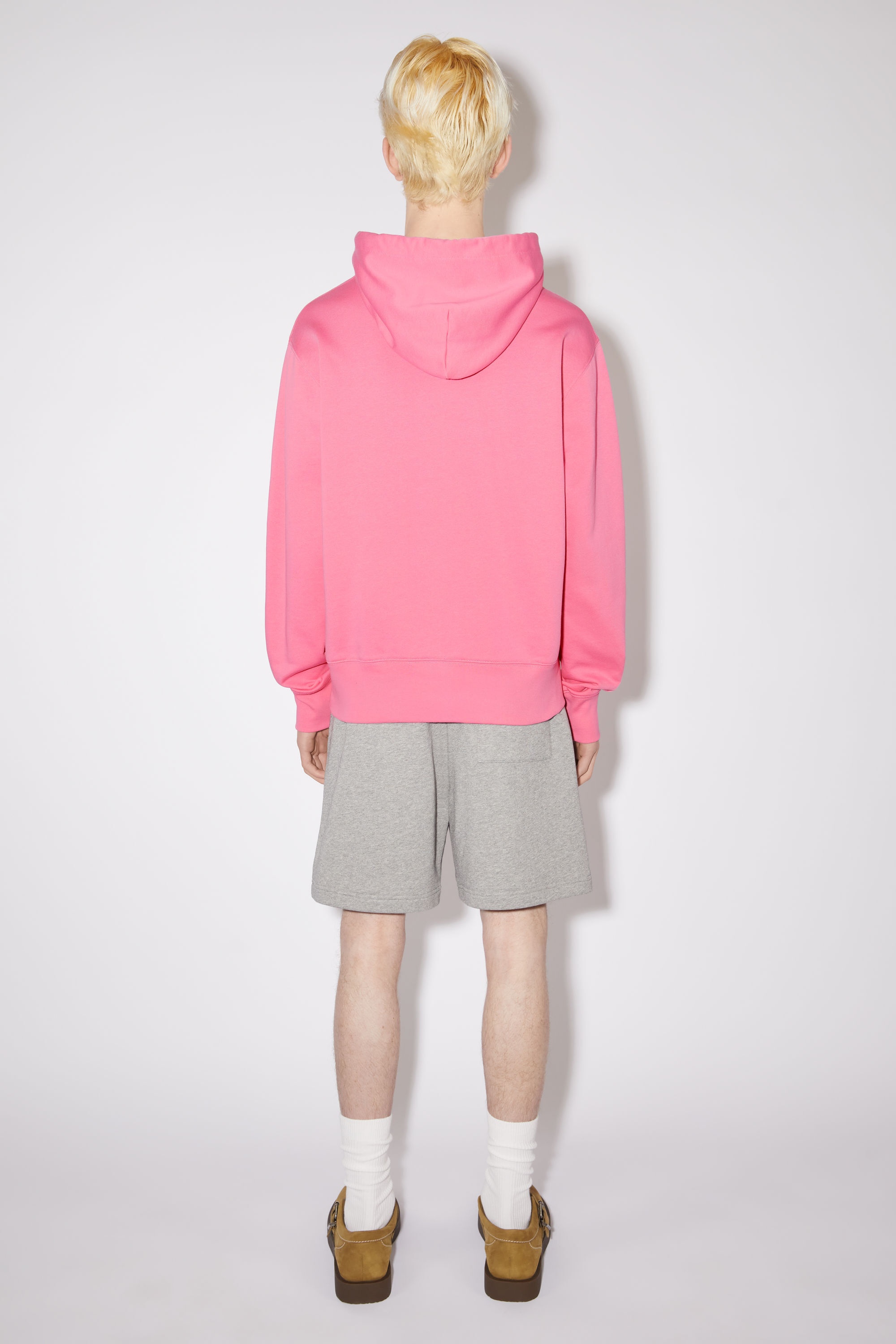 Hooded sweatshirt - Regular fit - Bright pink - 3