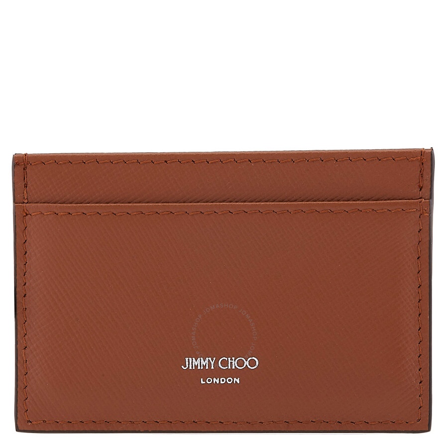 Jimmy Choo Dom Textured Leather Card Holder - 1