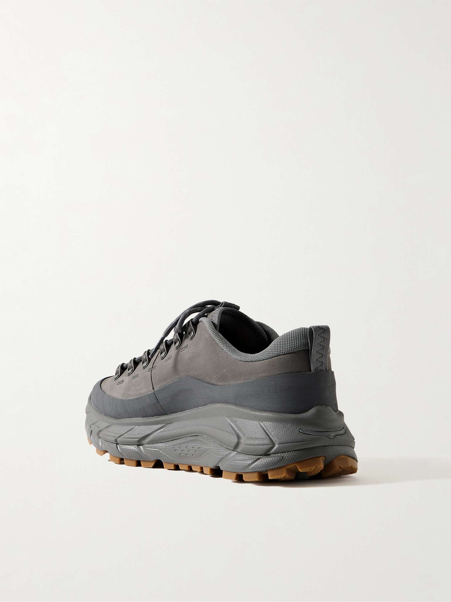 Tor Summit Rubber-Trimmed Nubuck and Mesh Sneakers - 4