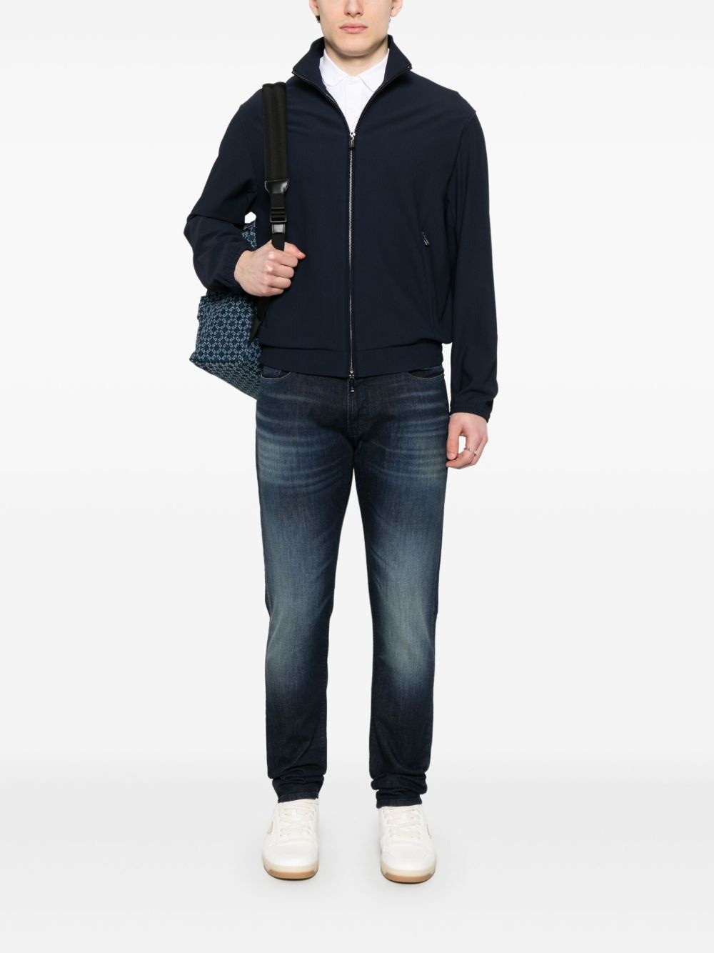 fine-ribbed jacket - 2