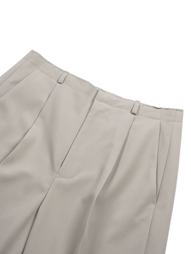 pleated wide-leg trousers 3