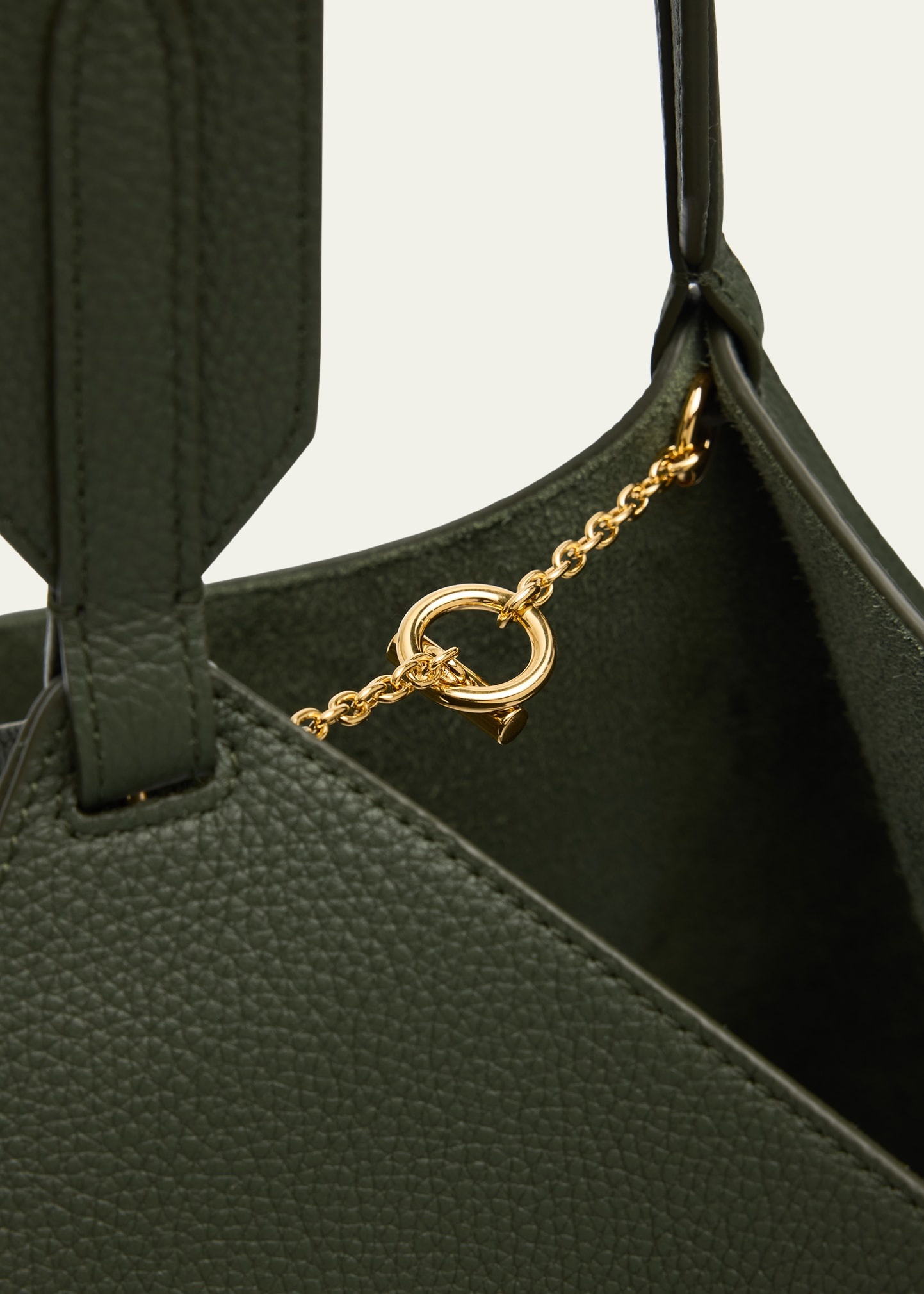 Lotus Small Calfskin Tote Bag - 5