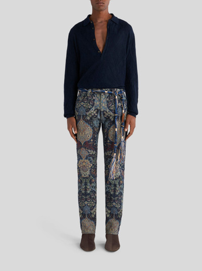 Etro JACQUARD JEANS WITH FIGURATIVE DESIGN outlook