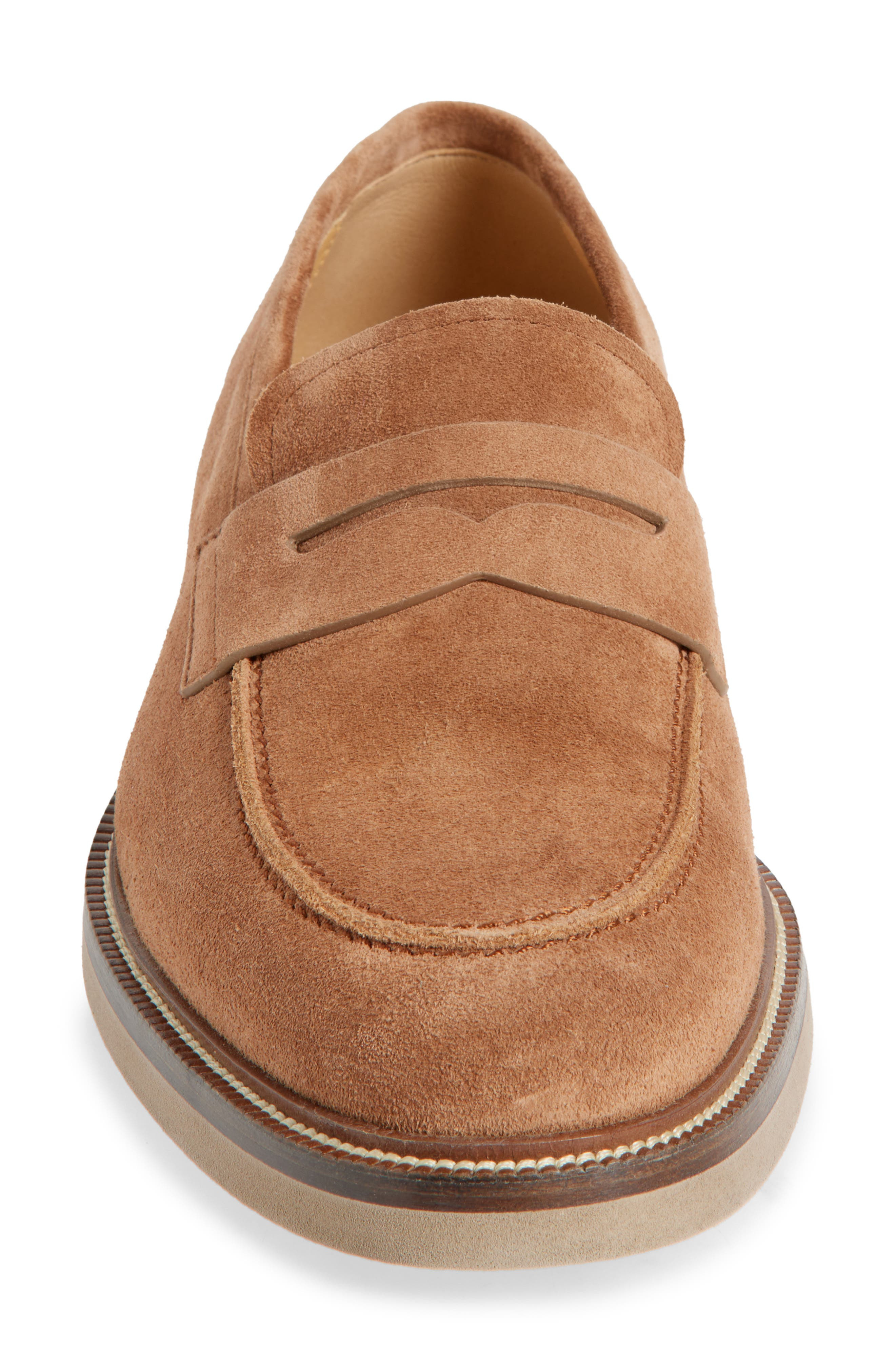 Brunello Cucinelli Penny Loafer in Nut at Nordstrom - 4