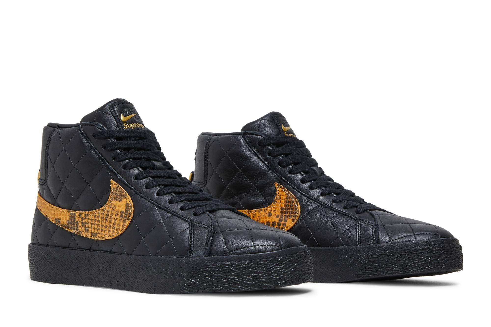 Supreme x Zoom Blazer Mid QS SB 'Black Snakeskin' - 8