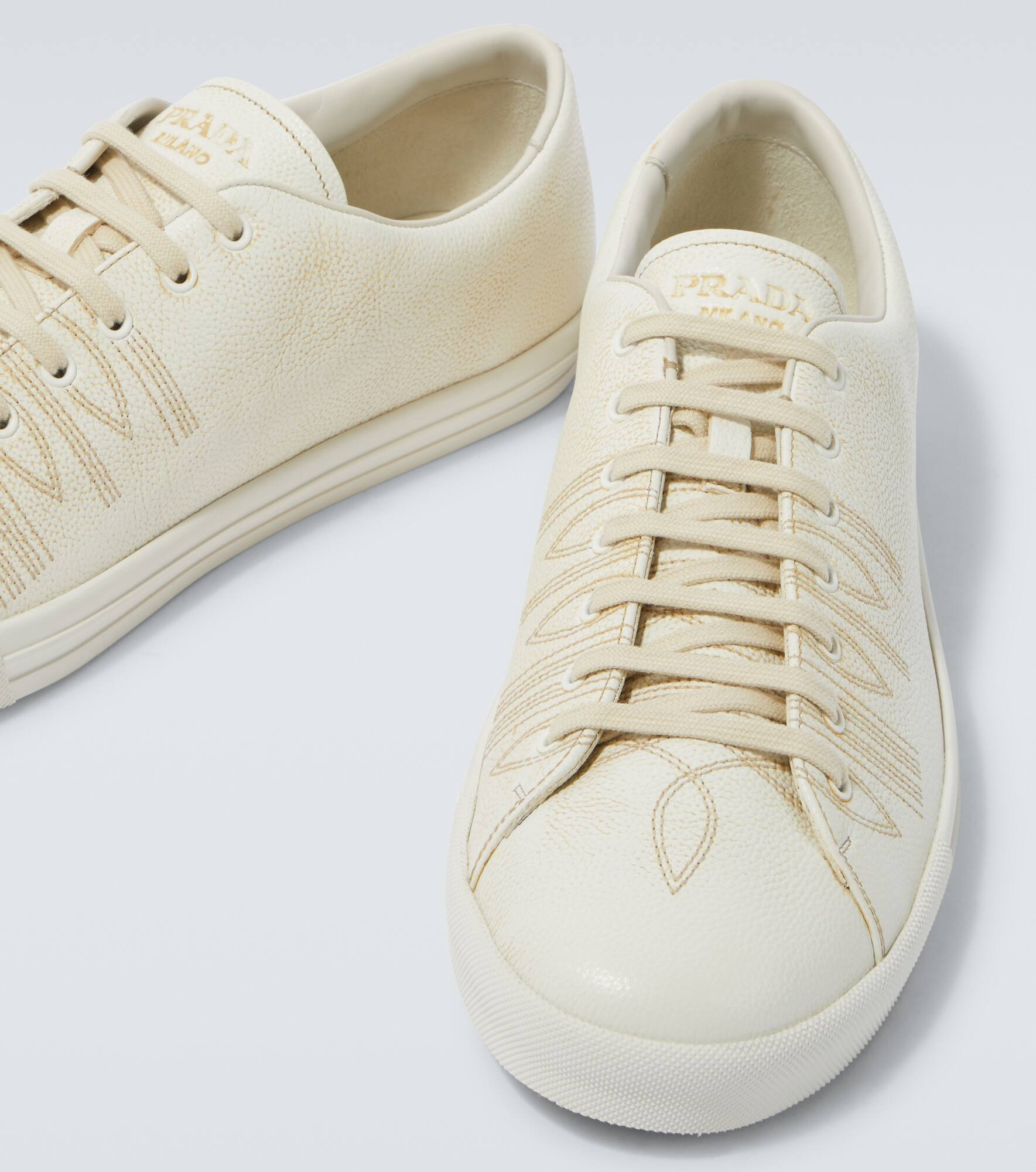Leather sneakers - 3