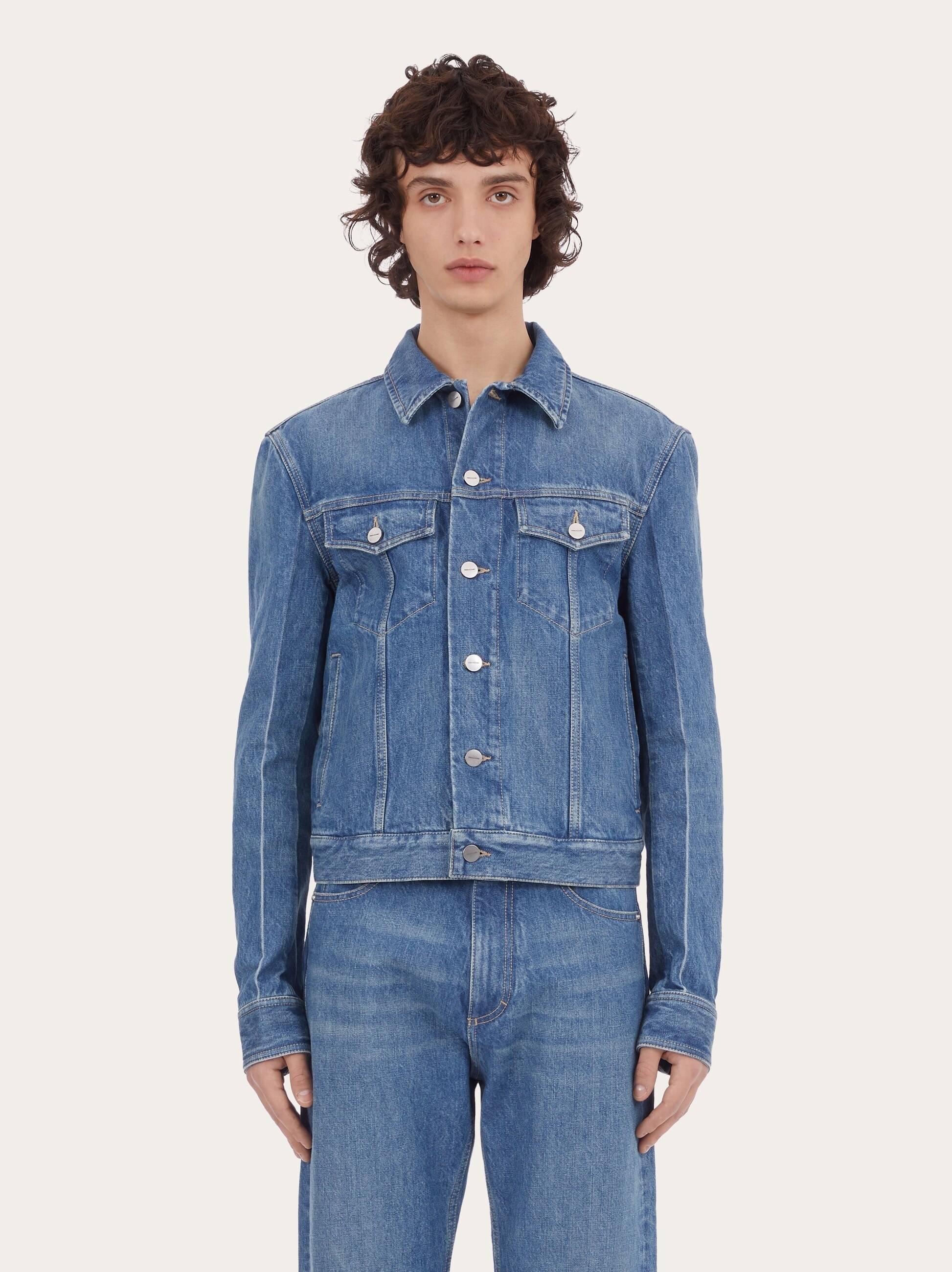 Washed denim jacket - 2