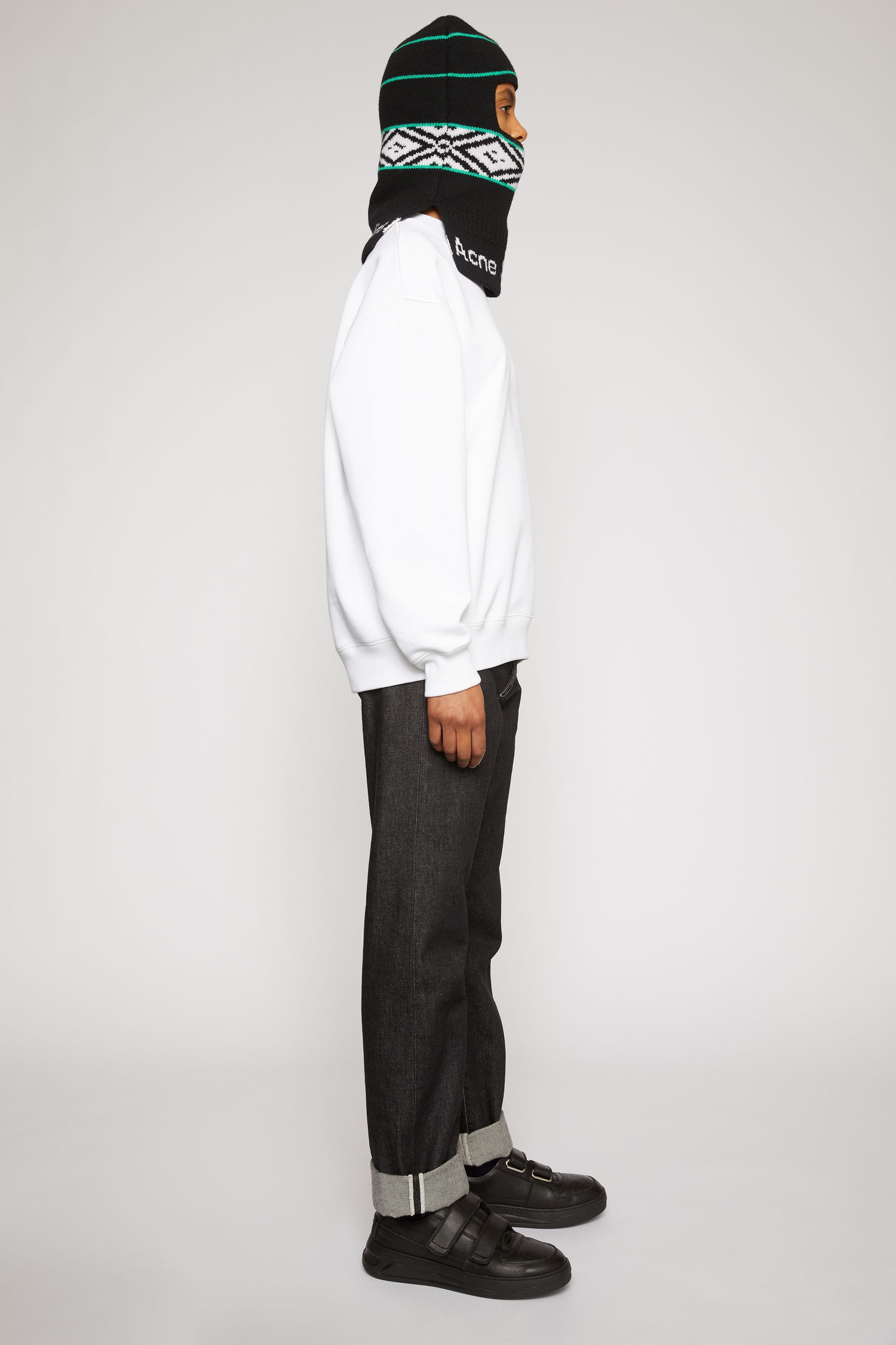 Crew neck sweatshirt optic white - 3