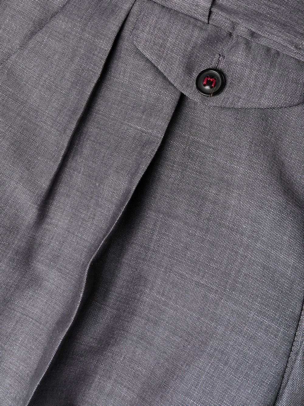 belted tapered trousers - 7