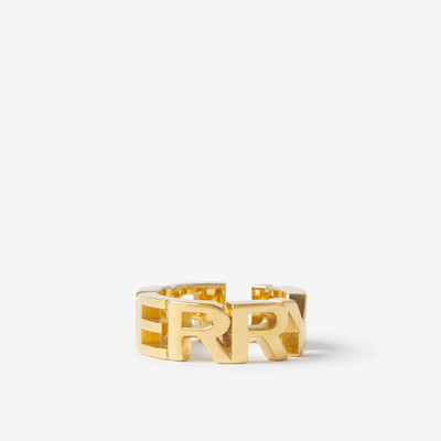 Burberry Gold-plated Logo Ring outlook