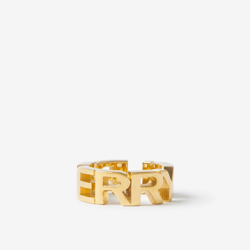 Burberry Gold-plated Logo Ring outlook