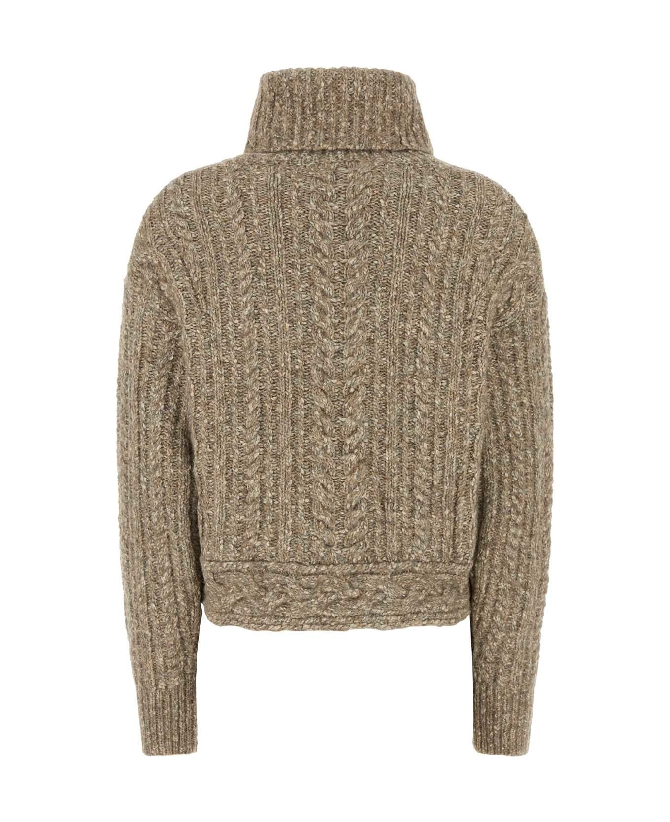 Multicolor Stretch Cotton Blend Brenda Sweater - 2