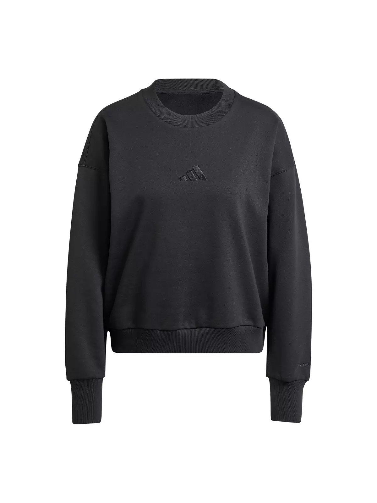 Women's ALL SZN Fleece Loose Sweatshirt - Black - 7