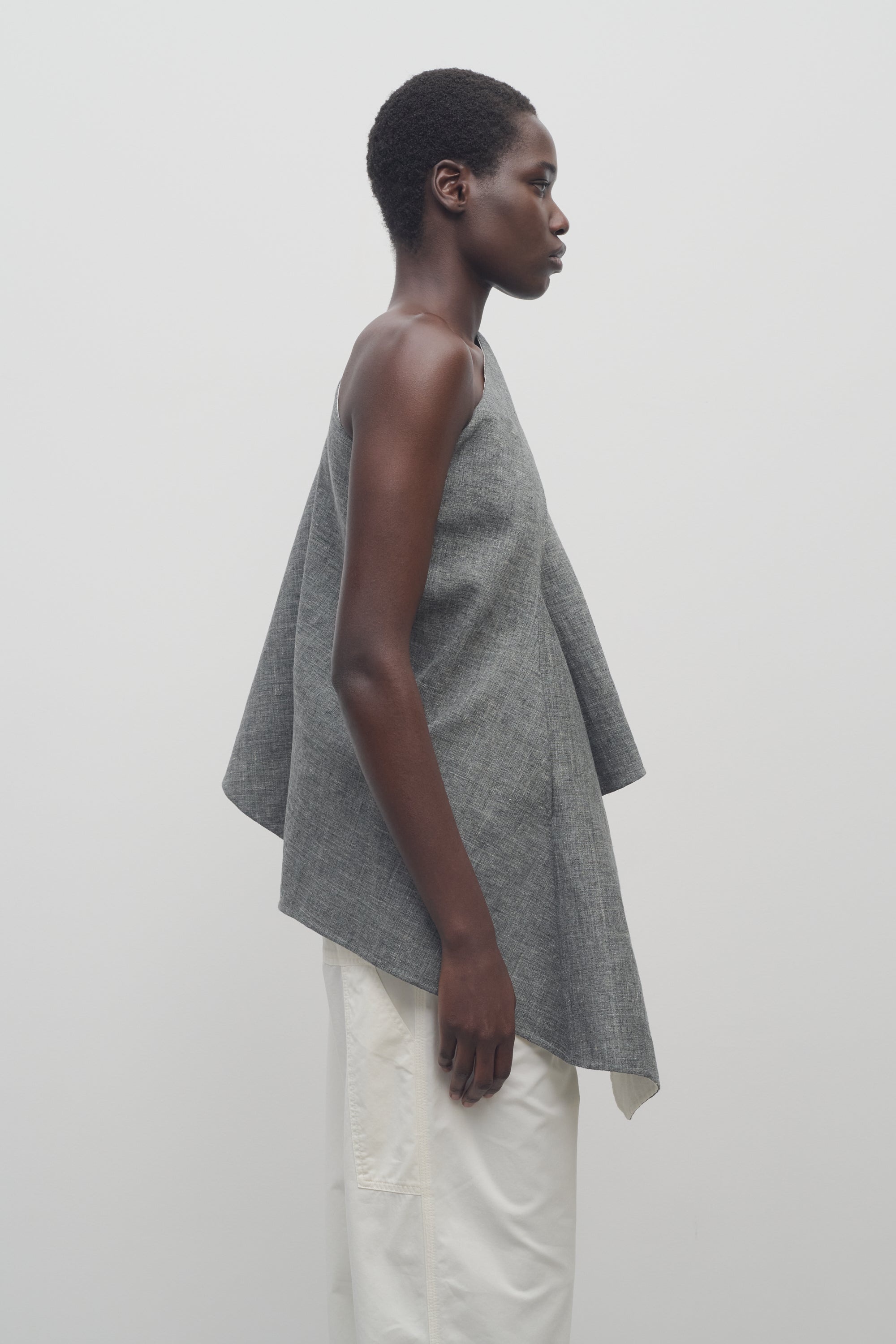 Zena Top in Linen - 4