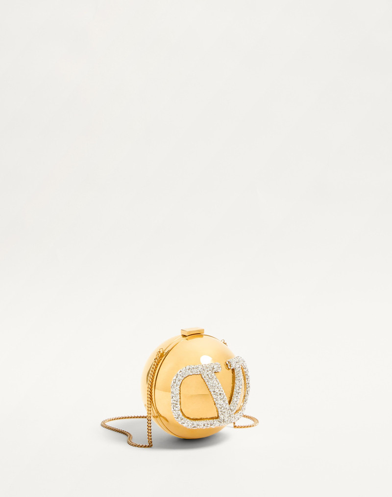 Valentino VLOGO SIGNATURE MINAUDIÈRE IN METAL AND SWAROVSKI® CRYSTALS outlook
