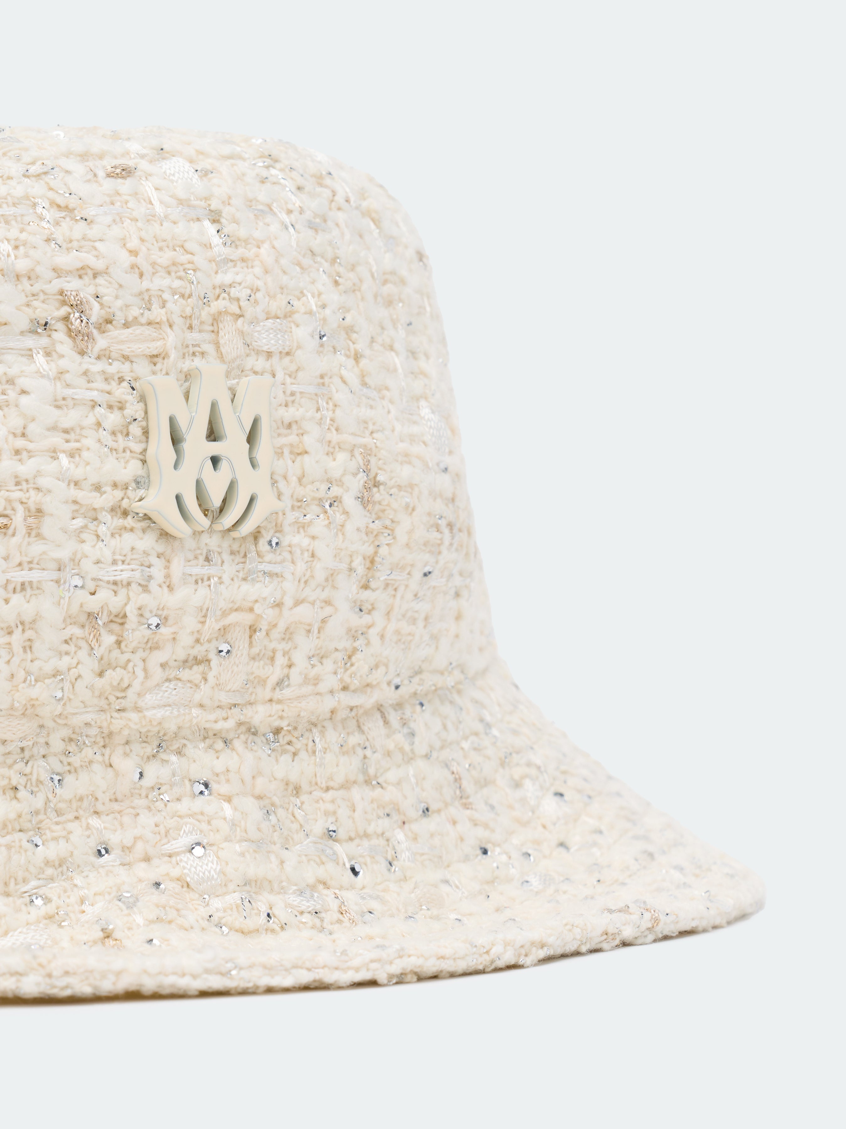 CRYSTAL BOUCLE BUCKET HAT - 2