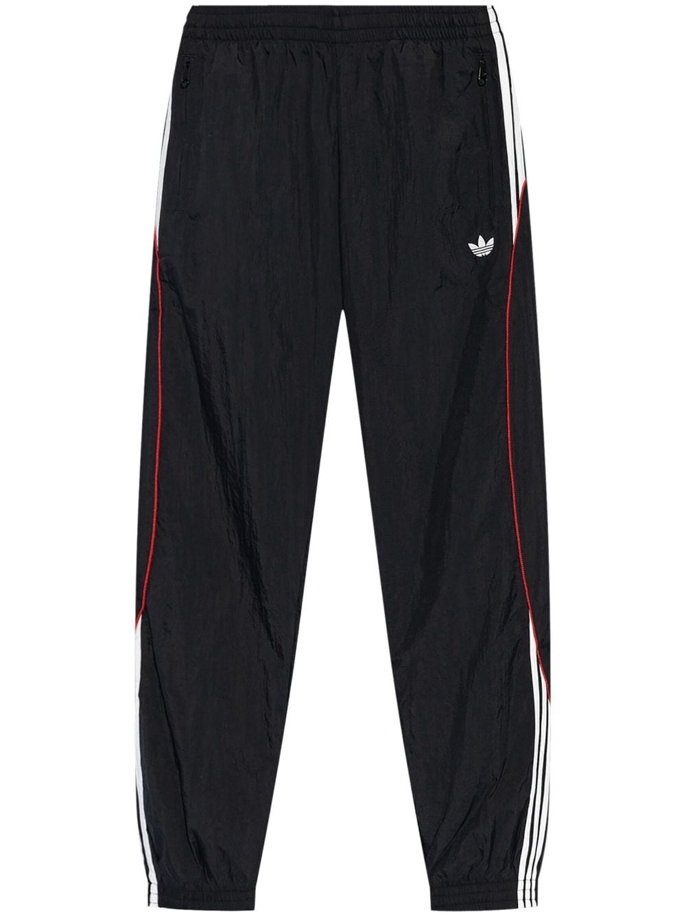 Trefoil stripe-detail track pants - 1