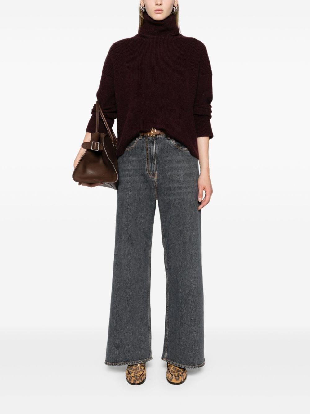 wide-leg jeans - 2