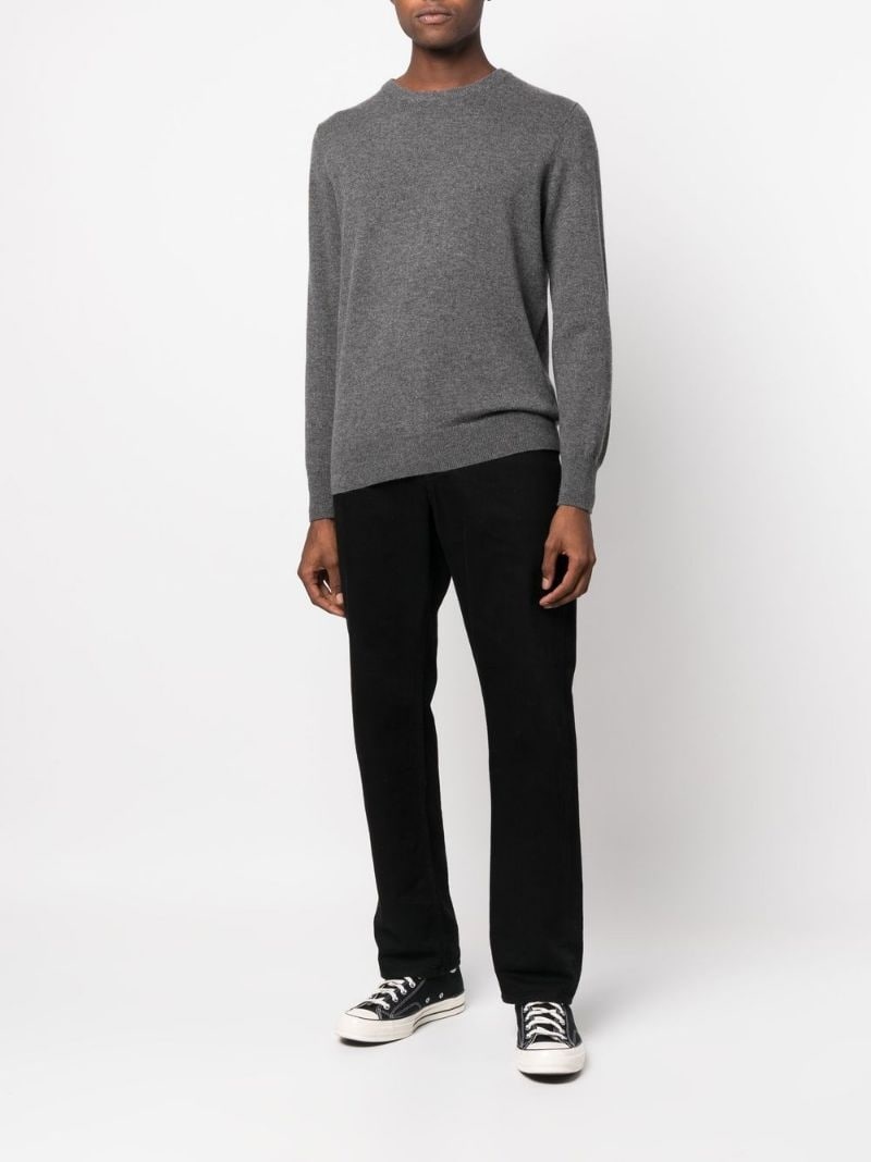 crew-neck cashmere jumper - 2