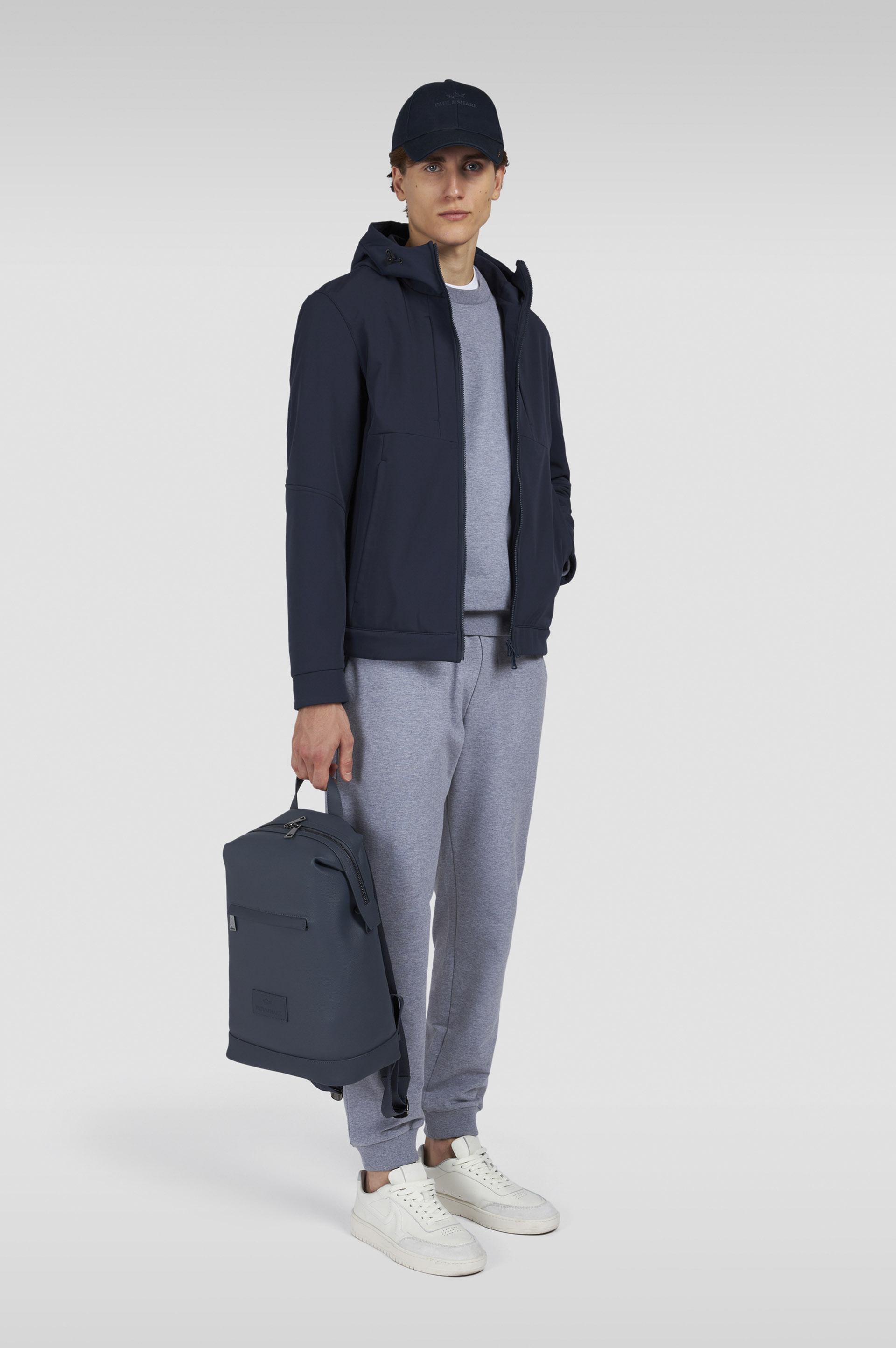 STRETCH FLEECE COTTON SPORT TROUSERS - 2