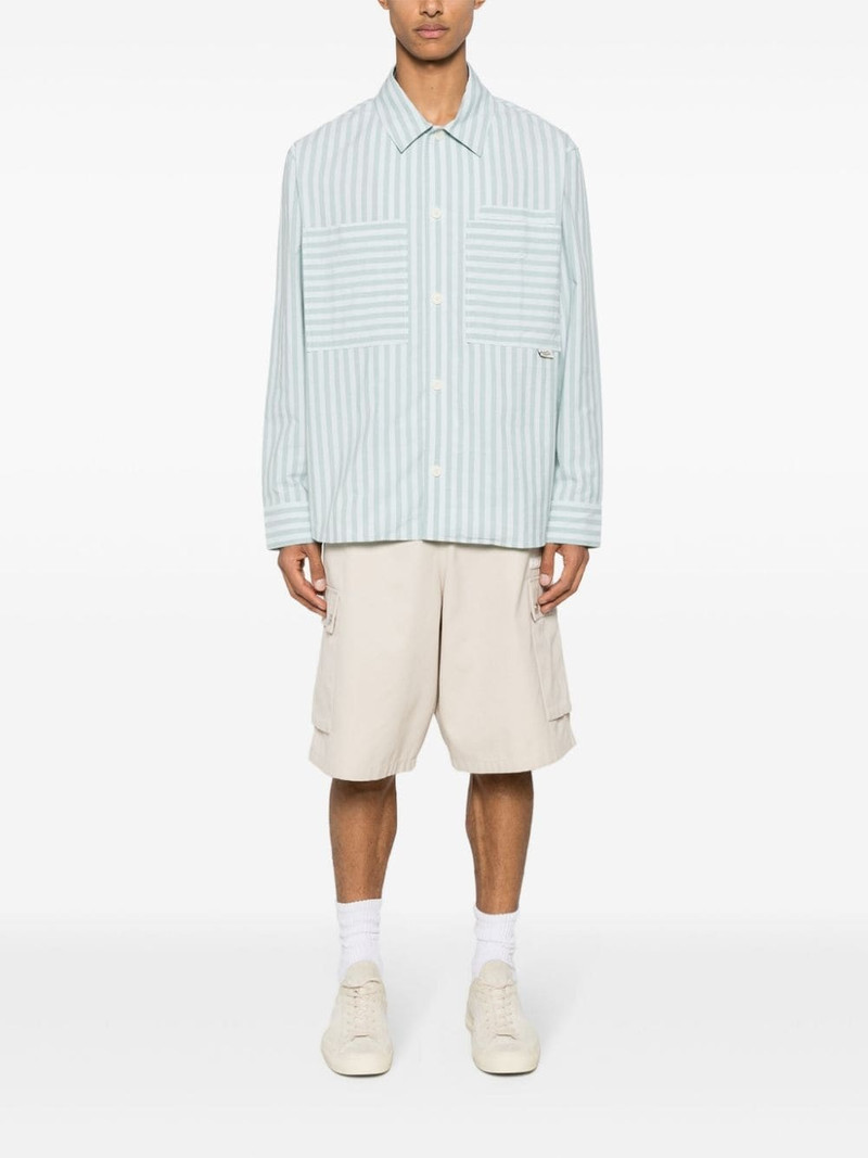 Maison Kitsuné striped cotton shirt outlook