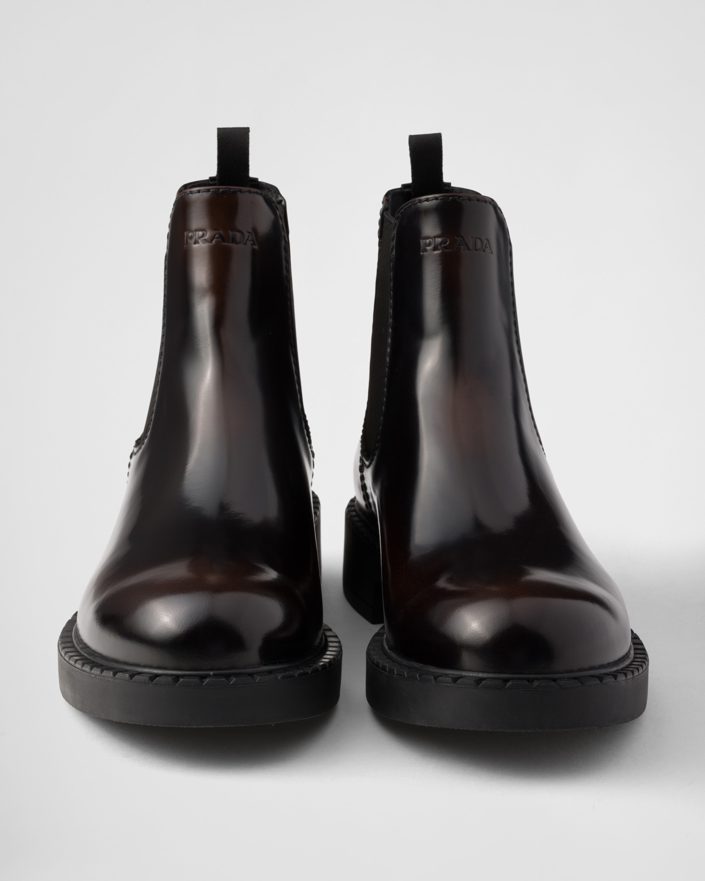 Brushed leather Chelsea boots - 6