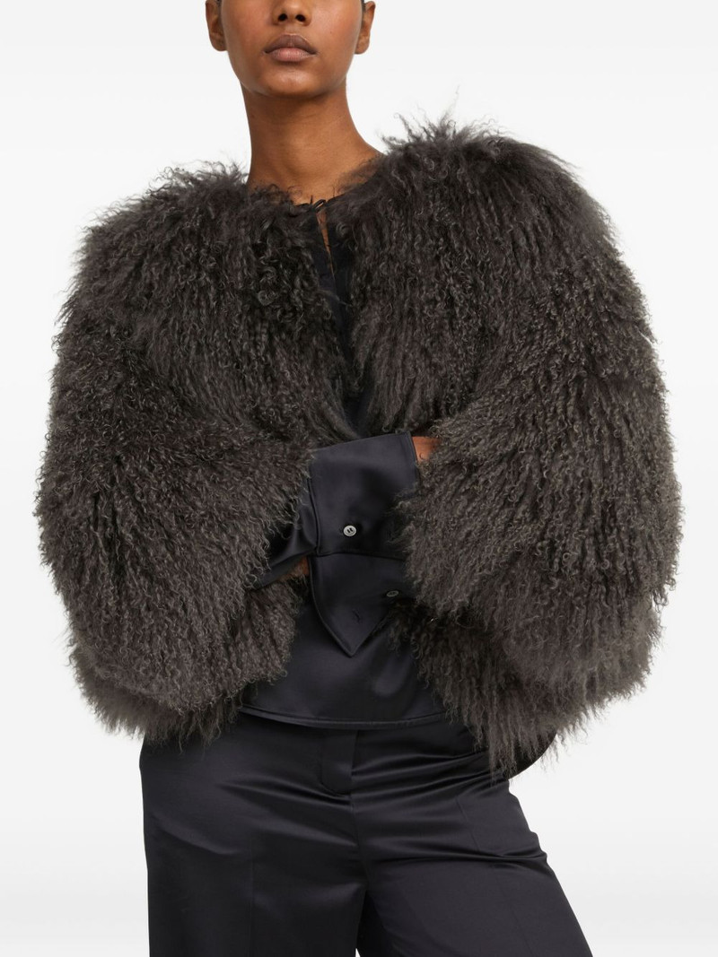 short shearling jacket 1