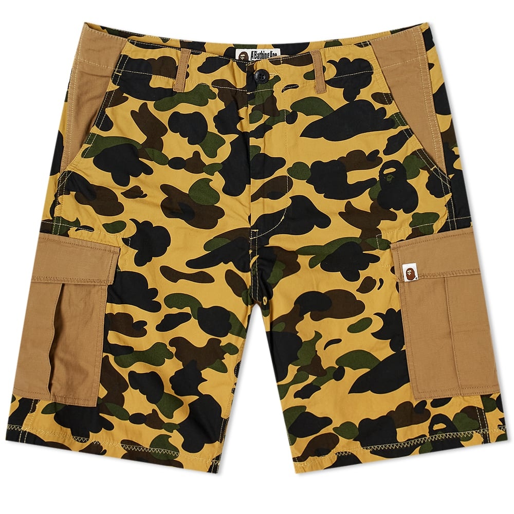 A Bathing Ape 1st Camo Wide 6 Pocket Short - 1