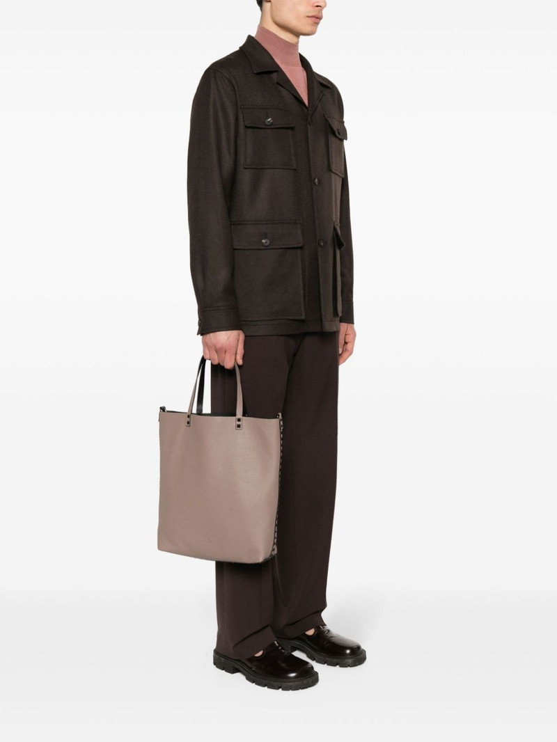 Valentino Rockstud-embellished reversible tote bag outlook