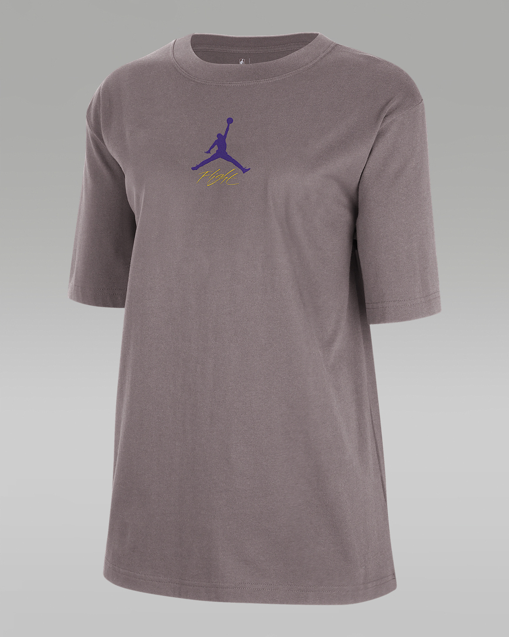 Los Angeles Lakers Courtside Statement Edition Women's Jordan NBA T-Shirt - 1