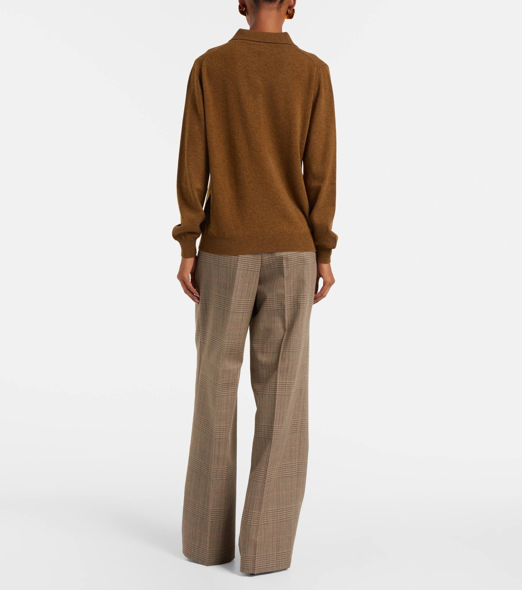 Highland wool and cashmere polo shirt - 3